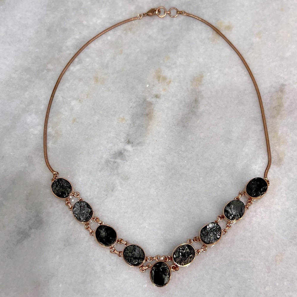 Elite Shungite Rough Cut Copper Necklace - Picture 7 of 14